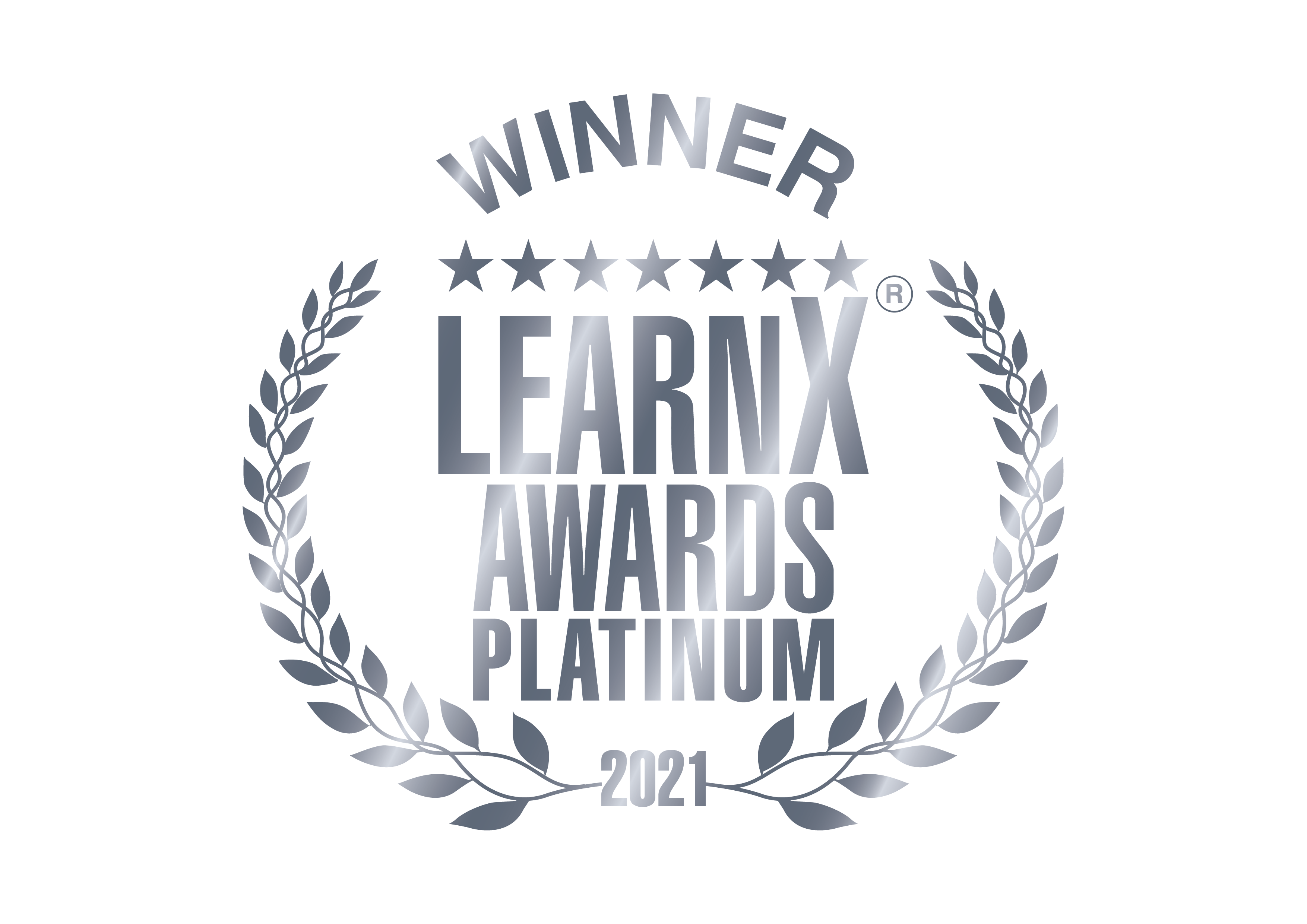 LearnX Award Platinum 2021