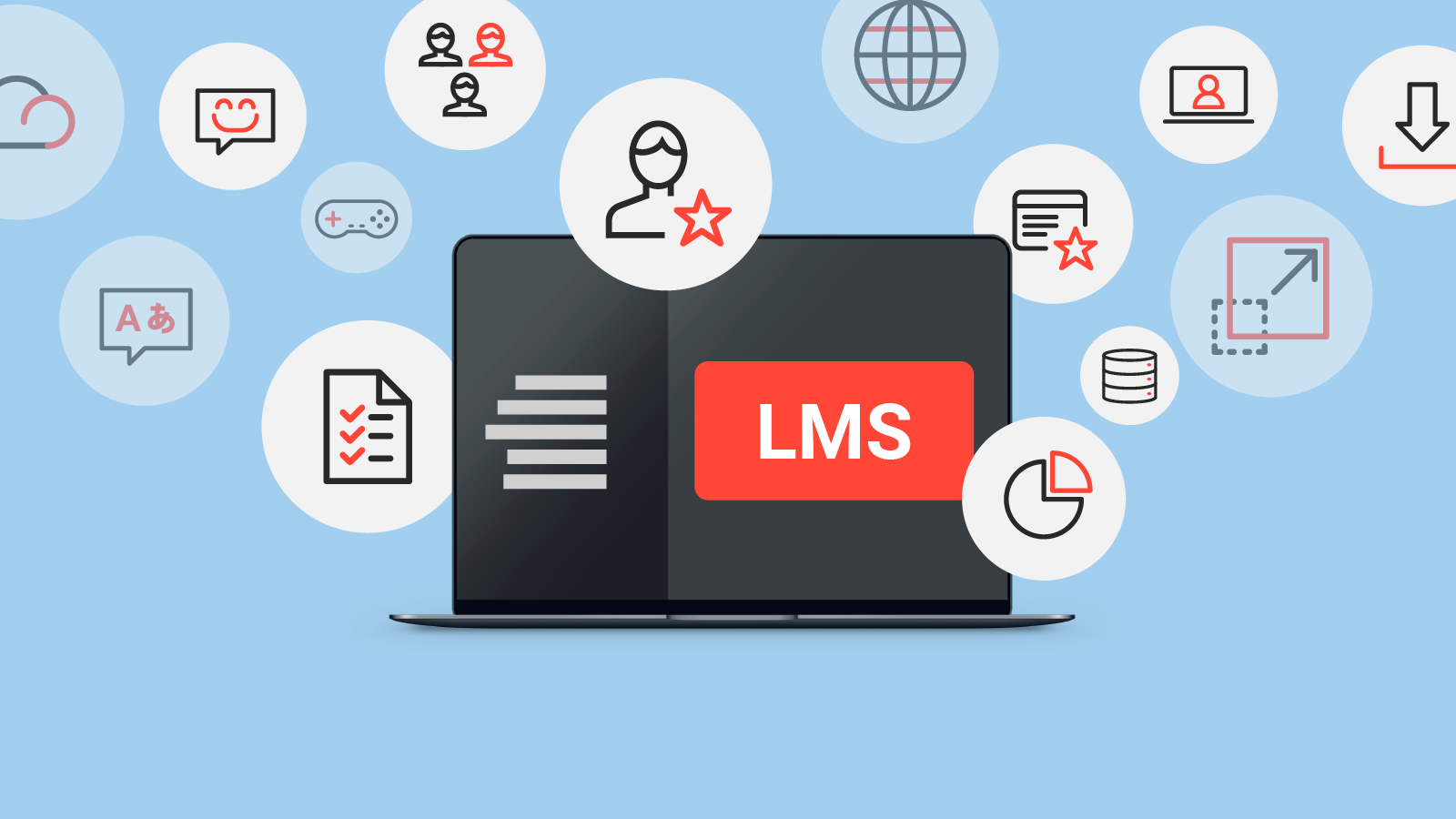illustration of lms with capabilities
