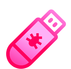 Cyber Crime Time e-learning content icon usb drive